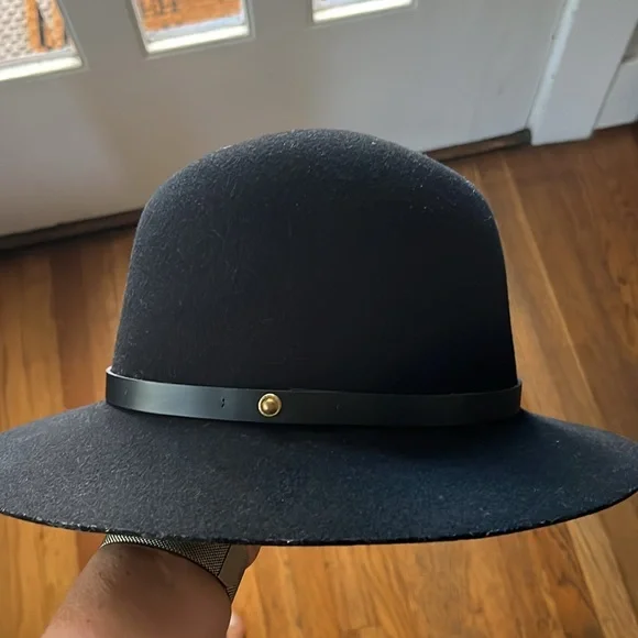 Rag & Bone Black Wool Hat - Picture 4 of 9